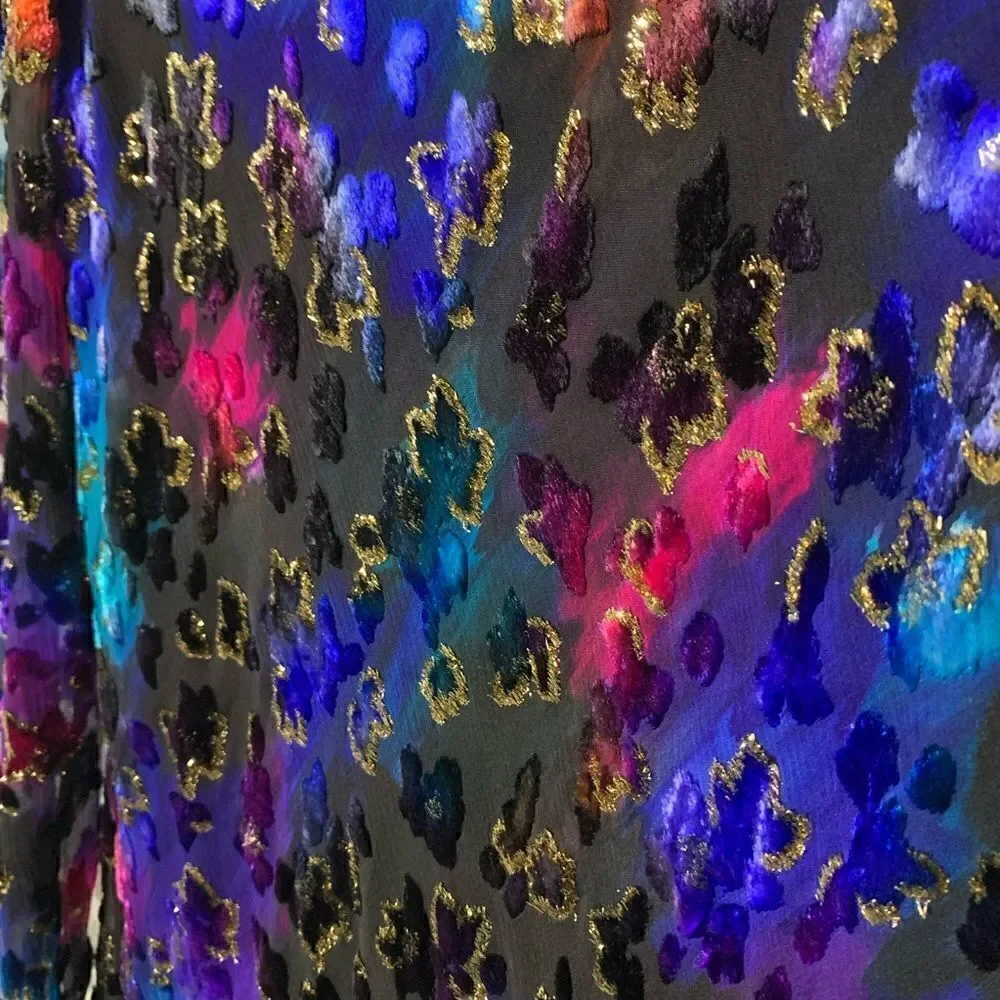 Judy Hornby 1980s multi color formal silk blend - Picture 9 of 10